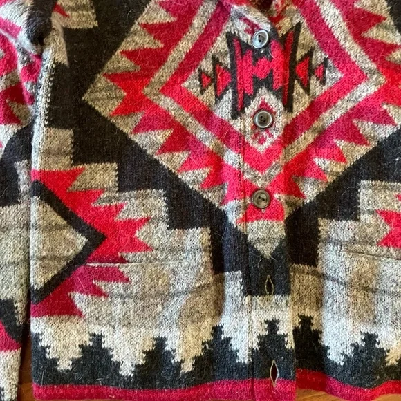 Ralph Lauren denim supply Indian Navajo sweater XL - Picture 3 of 4